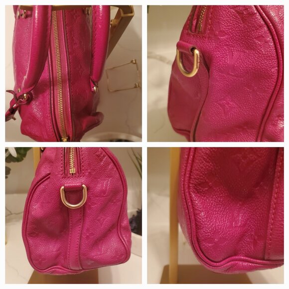 LV30-Louis Vuitton Speedy Bandoulière 25 Red - Picture 2 of 4